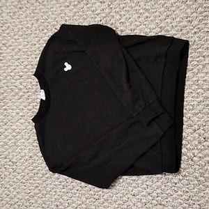 Black Disney crew neck sweatshirt